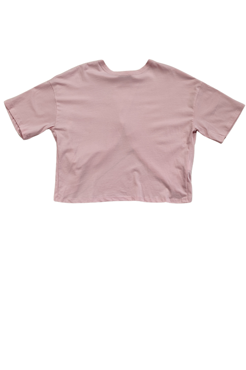 Womens Back Detailed Short Sleeve Oversize Blouse