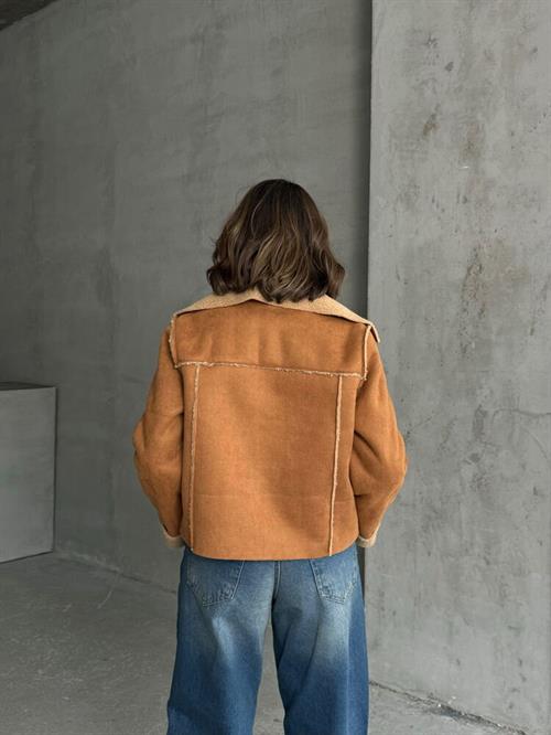 Suede Plush Wholesale Coat - Taba Taba