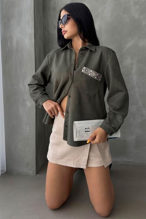 Suet Wholesale Shirt - Khaki