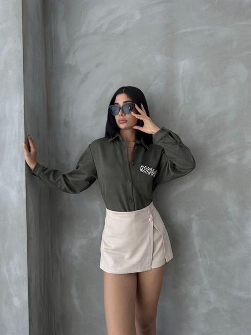 Suet Wholesale Shirt - Khaki