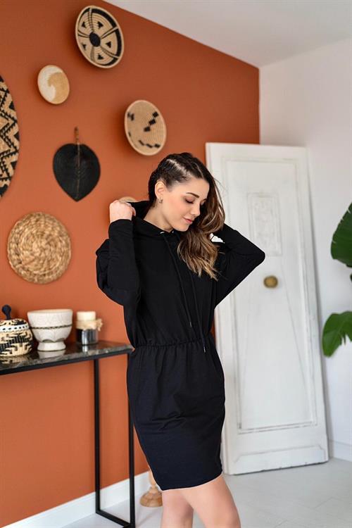 Wholesale Black Sweatshirt Sports Dress