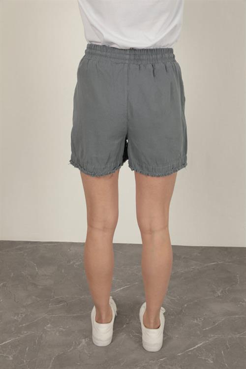 Tassel WomenS Shorts-Grey