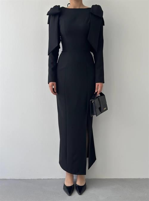 Tıv Lace & Button Detailed Dress