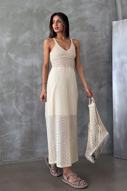 Taş Dantel Toptan Elbise