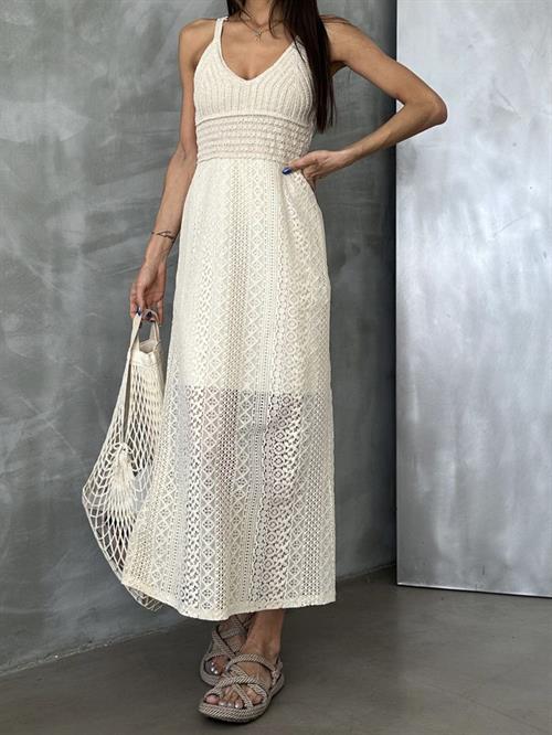 Taş Dantel Toptan Elbise