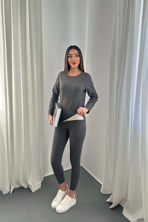 Wholesale Anthracite Double-Sided Thermal Set