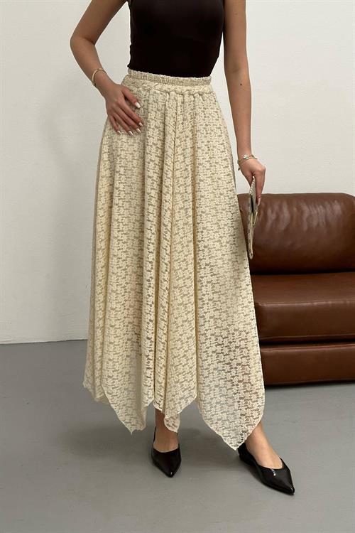 Wholesale Ecru Lace Skirt