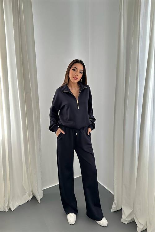 Wholesale Navy Zip-Front Scuba Suit