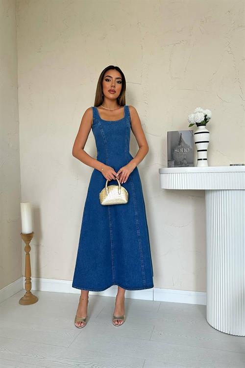 Wholesale Blue Denim Dress