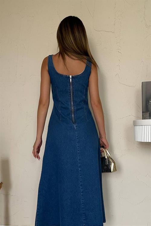 Wholesale Blue Denim Dress