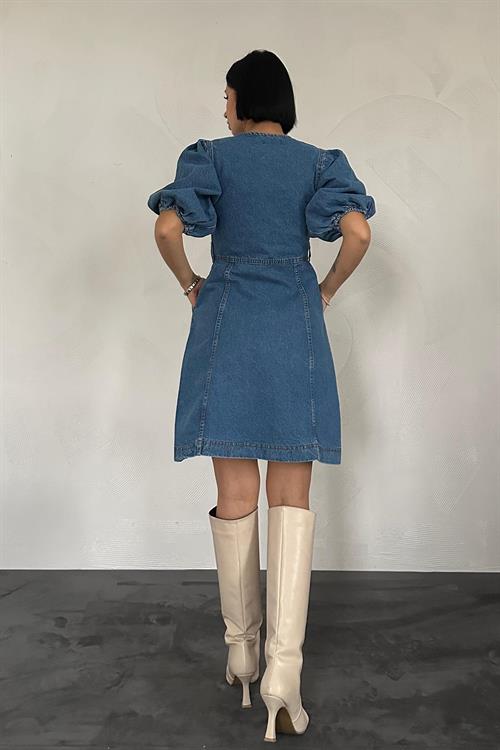 Wholesale Blue Denim Dress