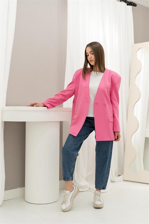 Wholesale Skirt Elastic Jacket - Pink