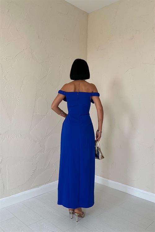 Wholesale Saks Madonna Collar Rose Dress