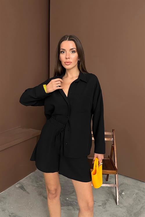 Wholesale Black Alsatian Linen Suit