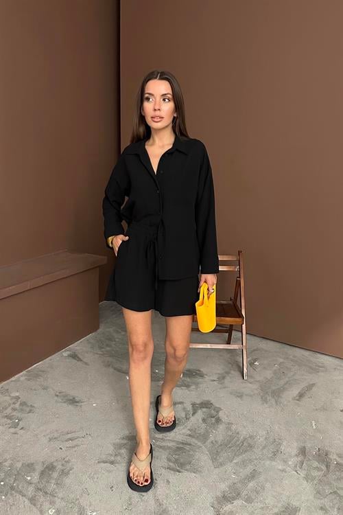 Wholesale Black Alsatian Linen Suit