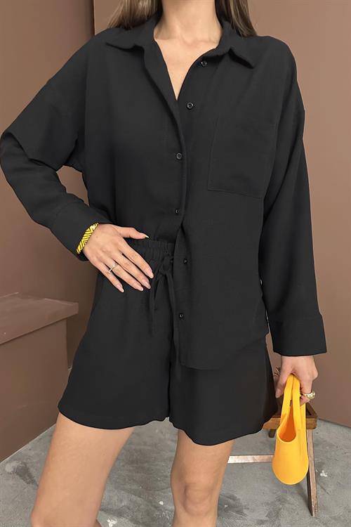 Wholesale Black Alsatian Linen Suit
