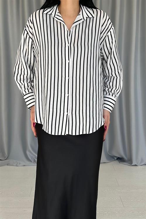 Wholesale Black Striped Shirt