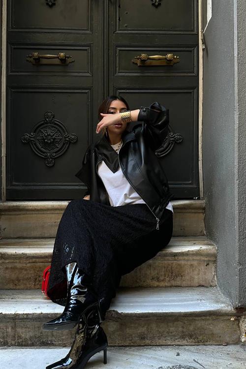 Wholesale Black Leather Jacket