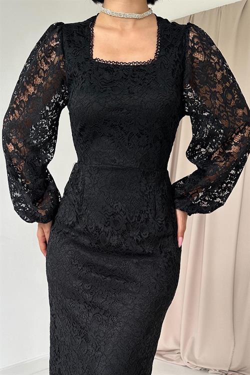 Wholesale Black Lace Dress