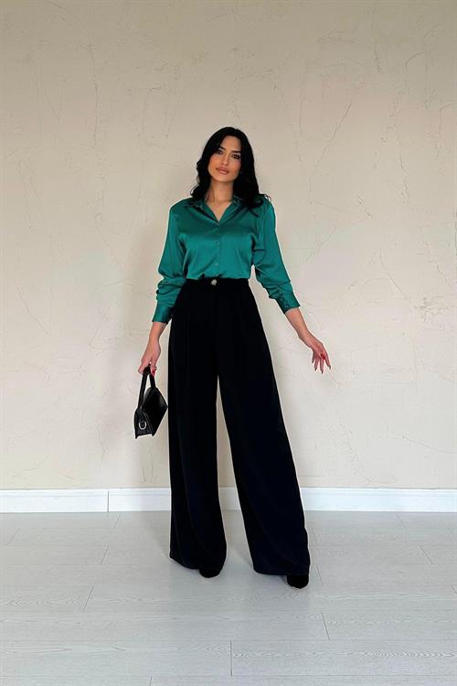 Wholesale Black Loose-Fit Pants