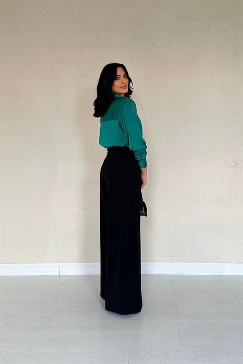 Wholesale Black Loose-Fit Pants