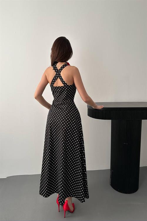 Wholesale Black Polka Dot Dress