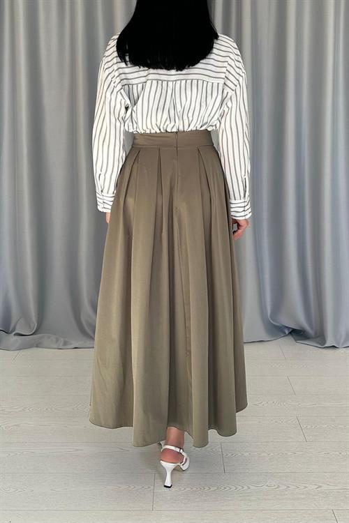 Wholesale Green Striped Shirt