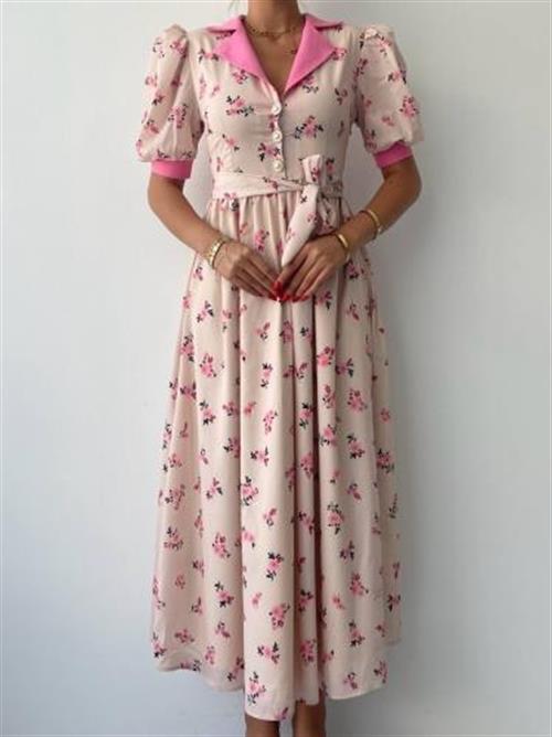 Wholesale Vesoul Collar Midi Dress