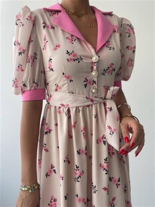 Wholesale Vesoul Collar Midi Dress