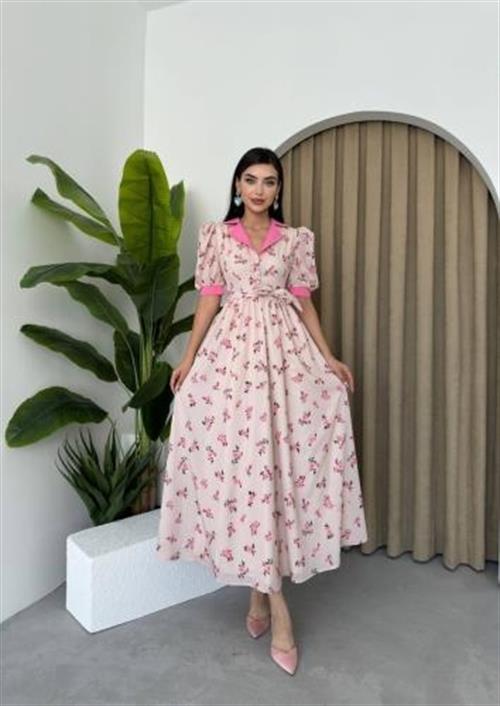 Wholesale Vesoul Collar Midi Dress