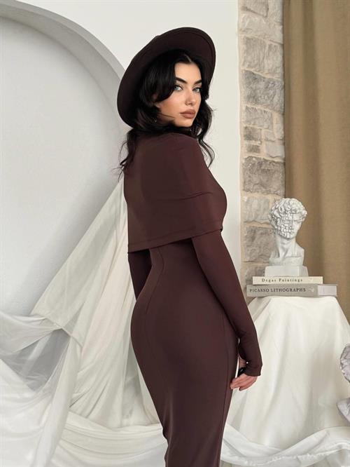 Zaria Cape Dress