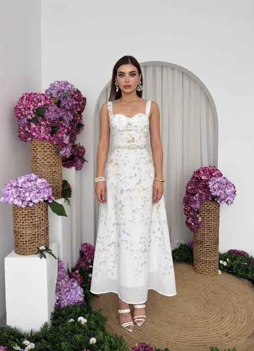 Zeu Belt Detailed Dress