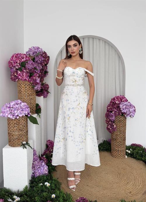 Zeu Belt Detailed Dress