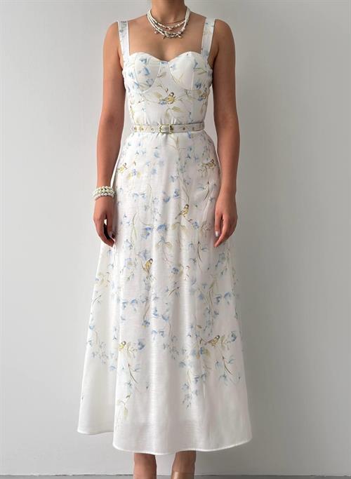 Zeu Belt Detailed Dress