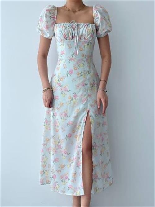 Wholesale Zeze Balloon Sleeve Dress