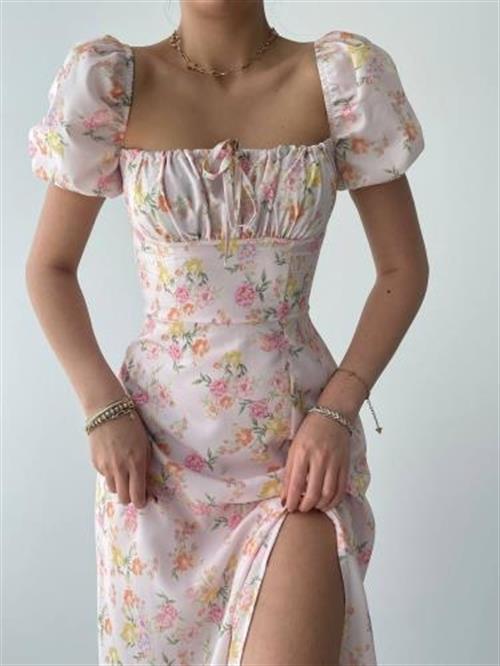 Wholesale Zeze Balloon Sleeve Dress
