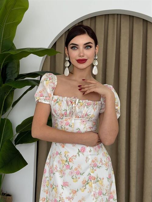 Wholesale Zeze Balloon Sleeve Dress