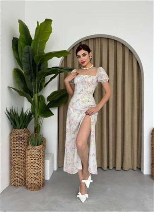 Wholesale Zeze Balloon Sleeve Dress