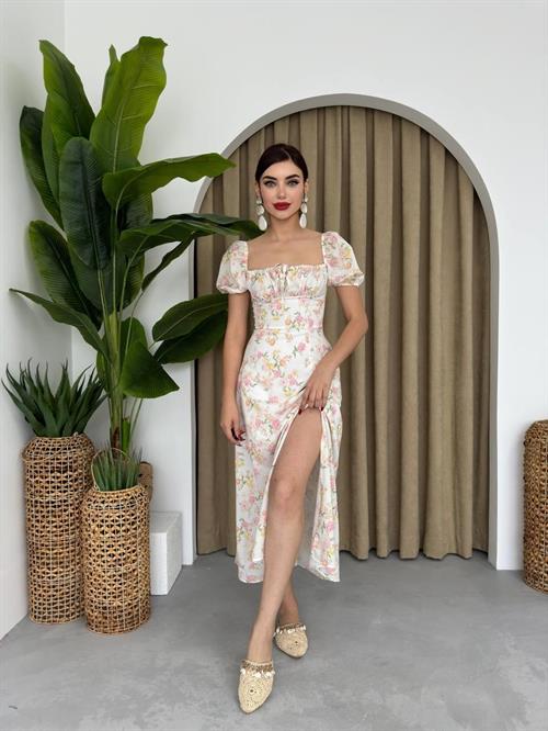 Wholesale Zeze Balloon Sleeve Dress