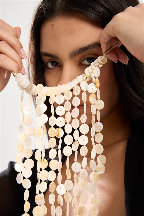 Cascading Shell Pendant Necklace