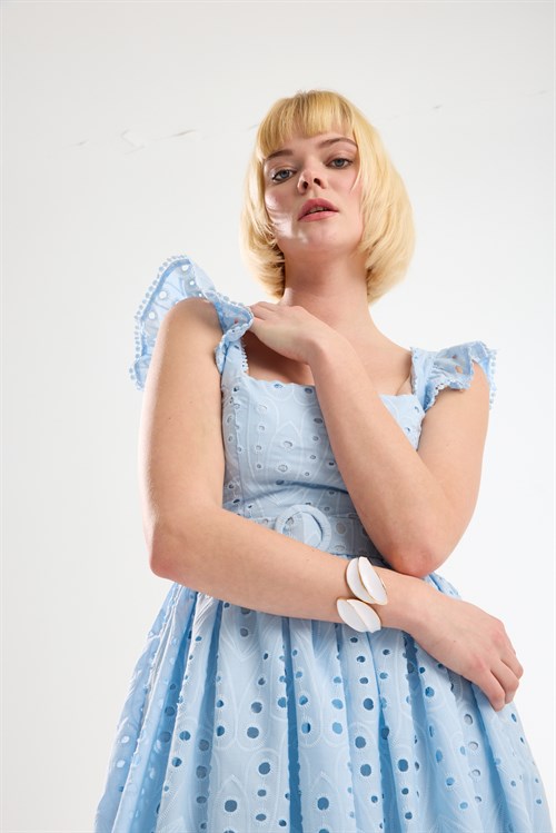 Gold & White Enamel Bracelet