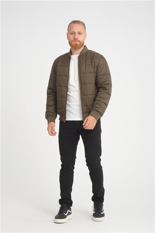 Wholesale Khaki Quilted Pilot Jacket