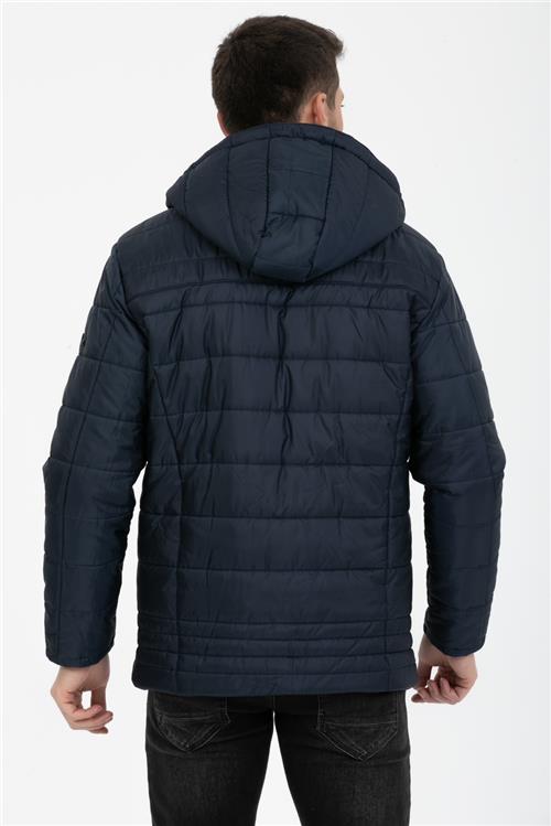 Wholesale Navy Polar Lined Coat