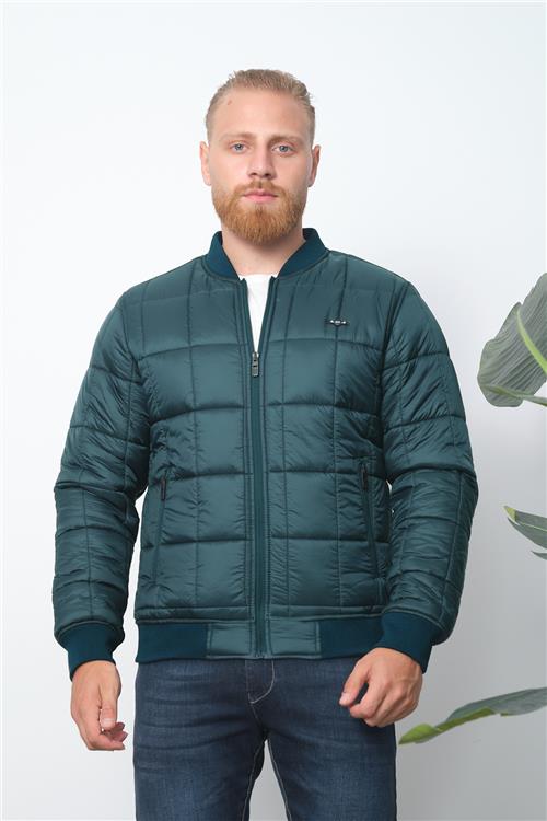 Wholesale Petrol Quilted Pilot Jacket