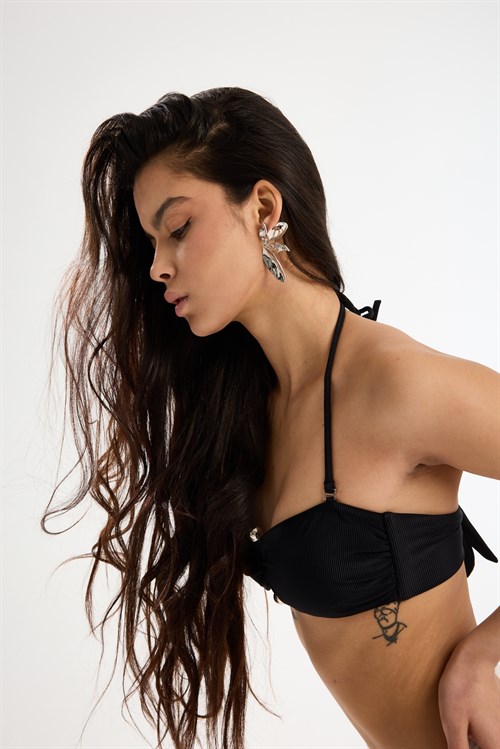 Silver Large Leaf Earrings