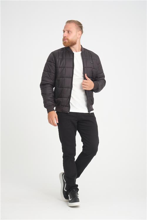 Wholesale Black Quilted Pilot Jacket
