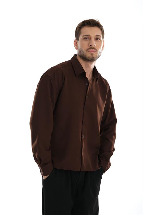 Wholesale Base Oversize Soft Sweat-Absorbing Easy-Iron Breathable Mens Shirt  
