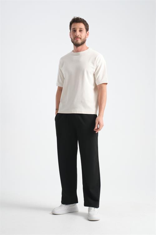 Wholesale Ferith Mens Baggy Fit Fabric Pants  