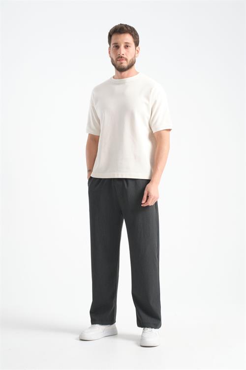 Wholesale Ferith Mens Baggy Fit Fabric Pants  