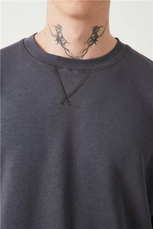 Wholesale Men Anthracite Sweatshirt